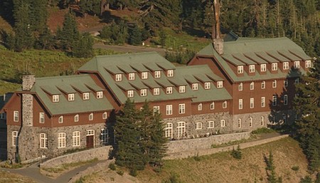 Crater Lake Lodge aerial