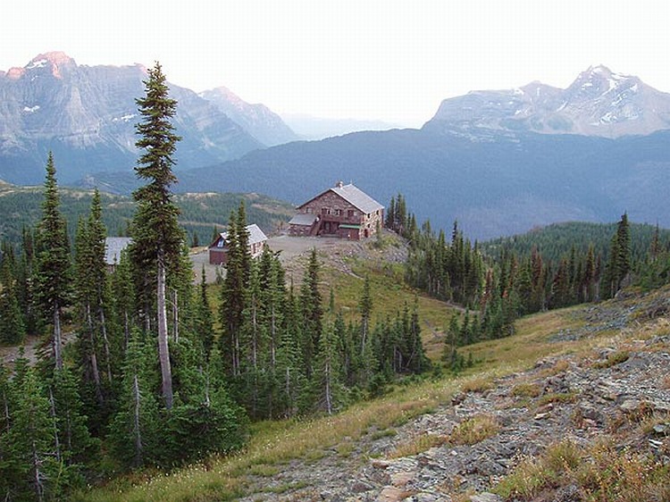 the granite park chalet at glacier np public domain photo by NPS bill heyden courtesy wikimedia