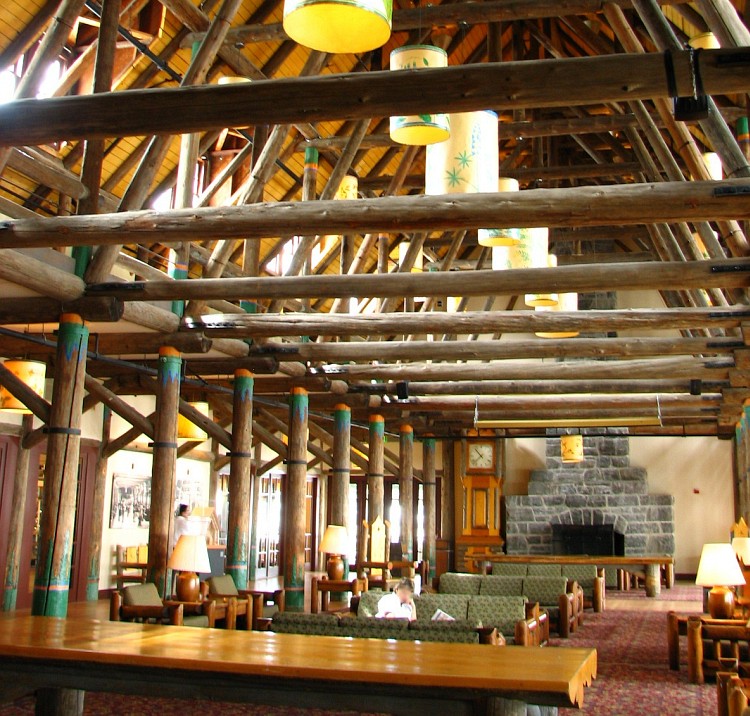 paradise inn lobby has arguably one of the best lobby atmospheres in the national parks