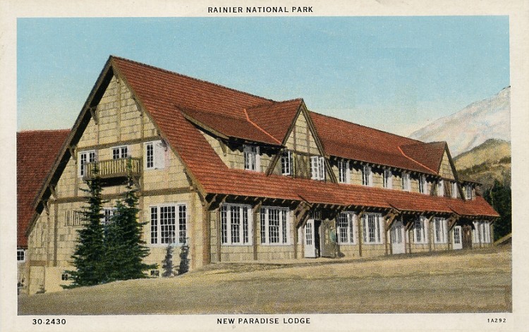 historic image of the former Paradise Lodge