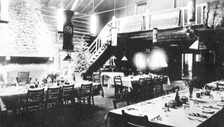 dining room in the St Mary Chalets complex