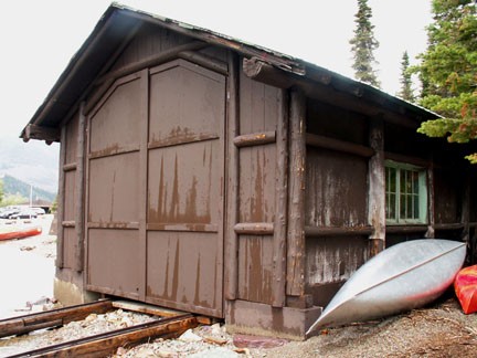 two medicine Swanson boathouse